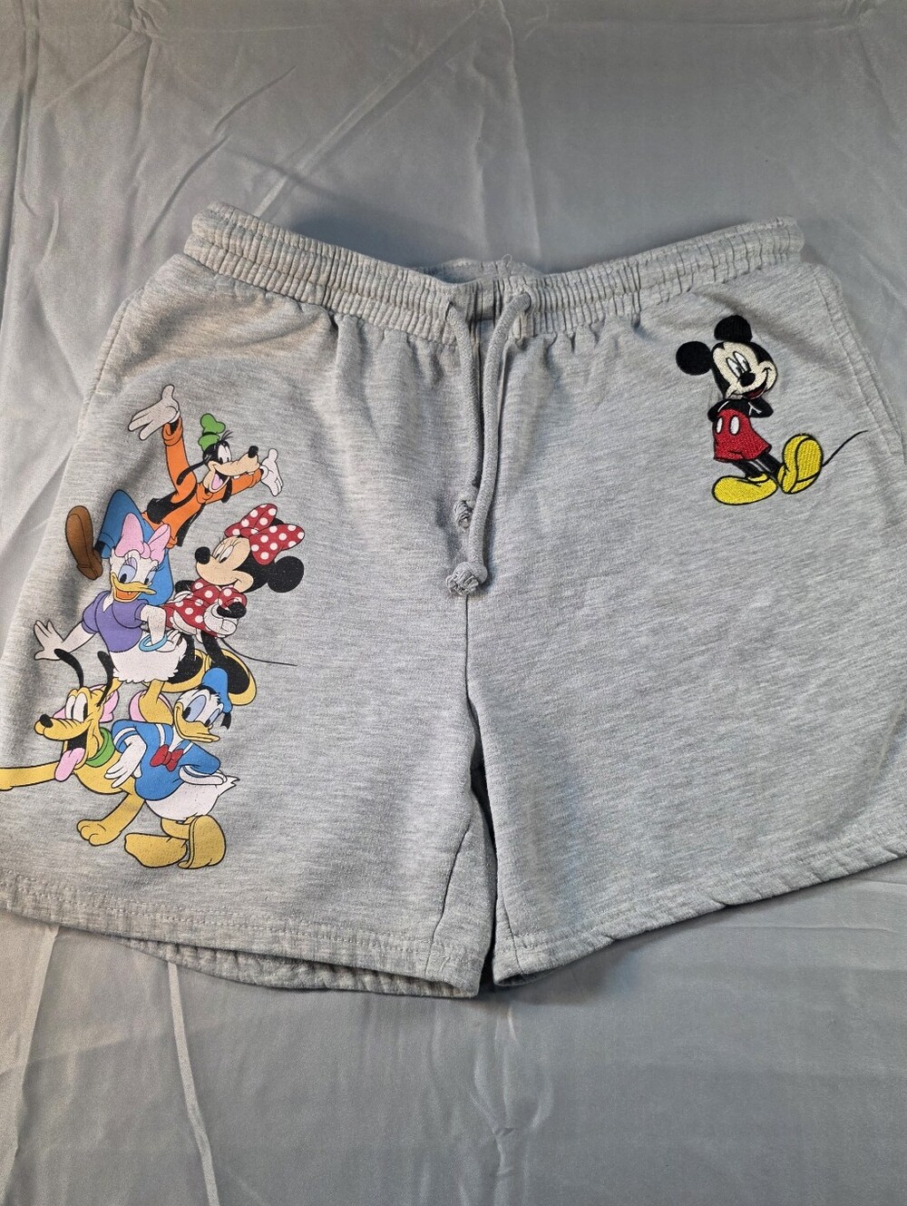 Disney Light Gray Mickey & Friends Graphic Shorts